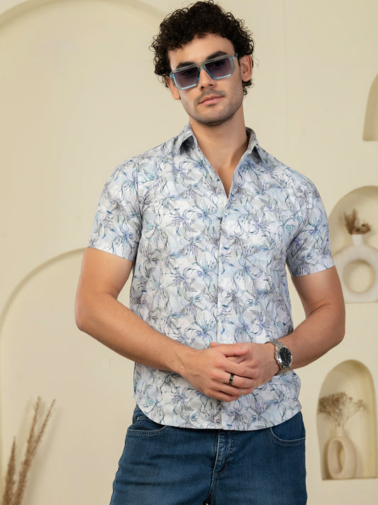 TANDUL Men Printed Casual Multicolor Shirt