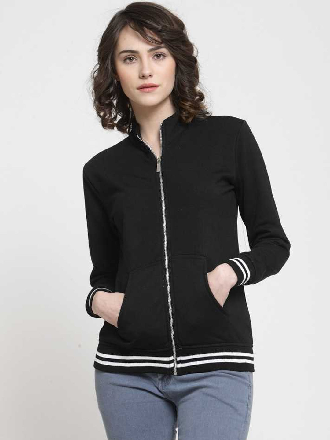 Full Sleeve Solid Women Jacket