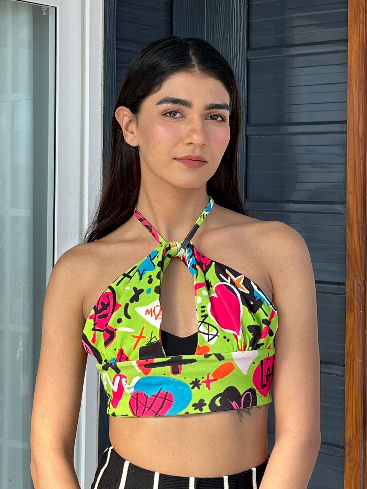 TANDUL Women Stylish Multicolor Printed Top