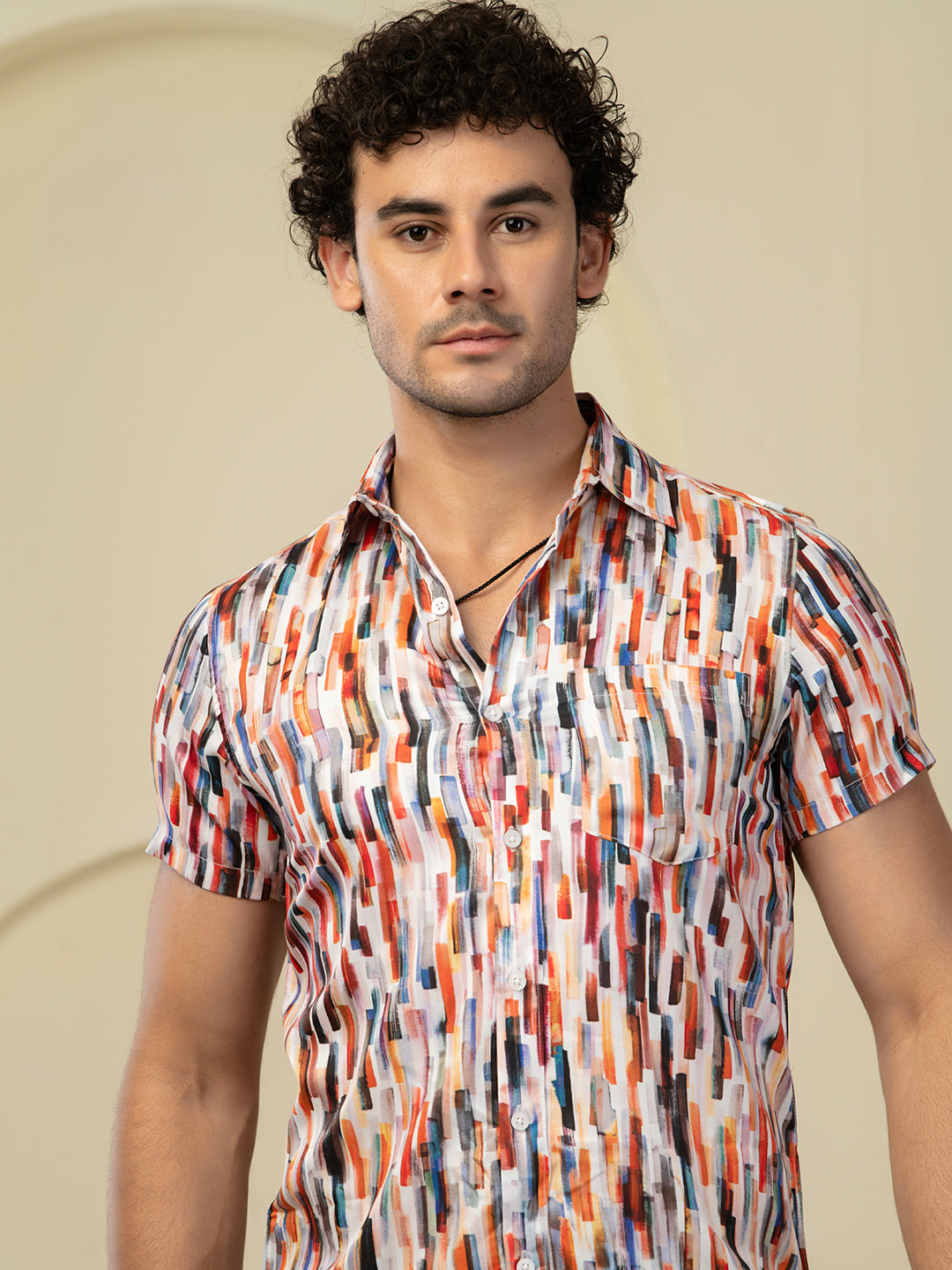 TANDUL Men Printed Casual Multicolor Shirt