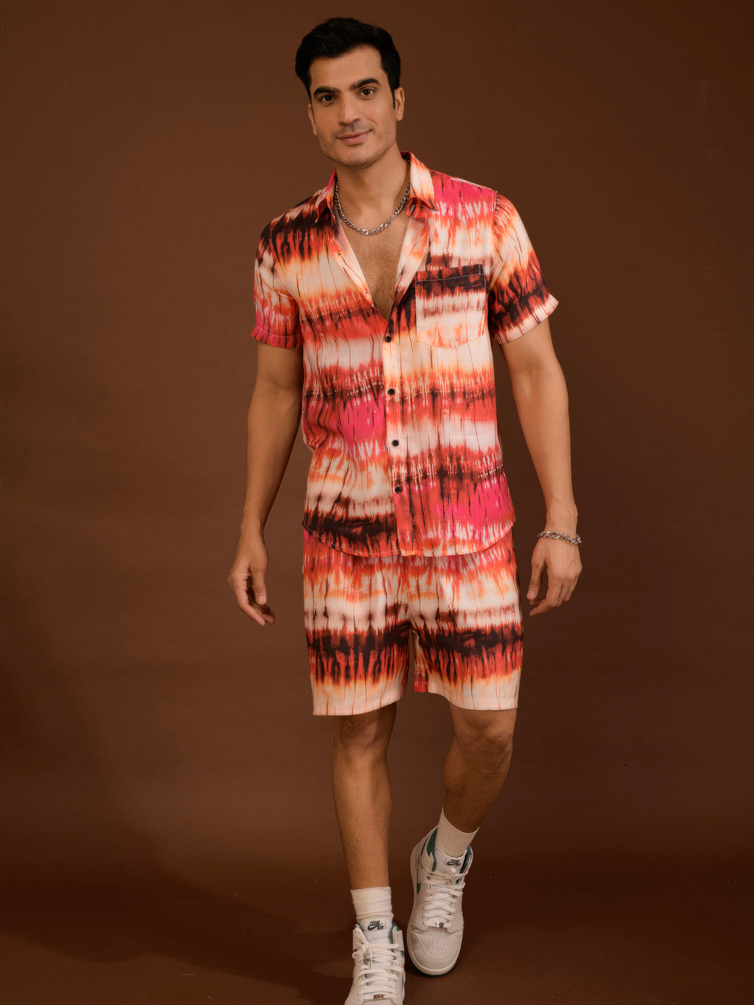 TANDUL Shirt Regular Shorts Co-ords Set