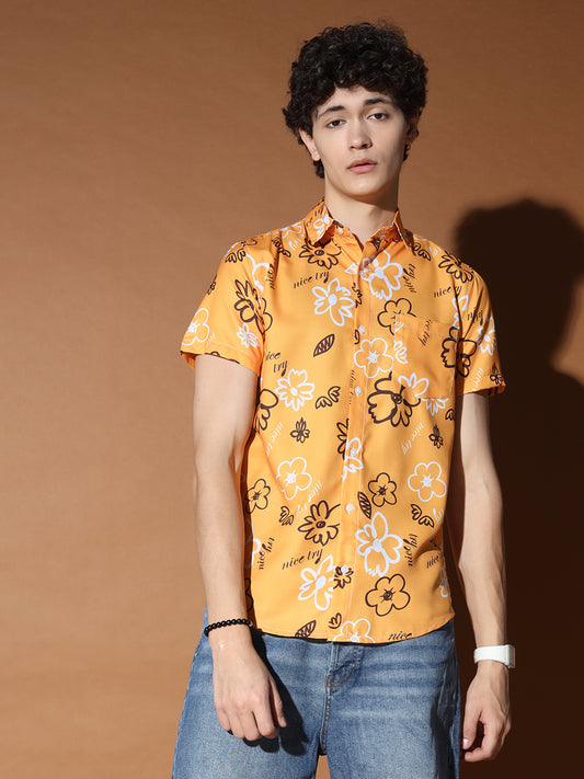 TANDUL  Men Regular Fit Printed Casual Shirt