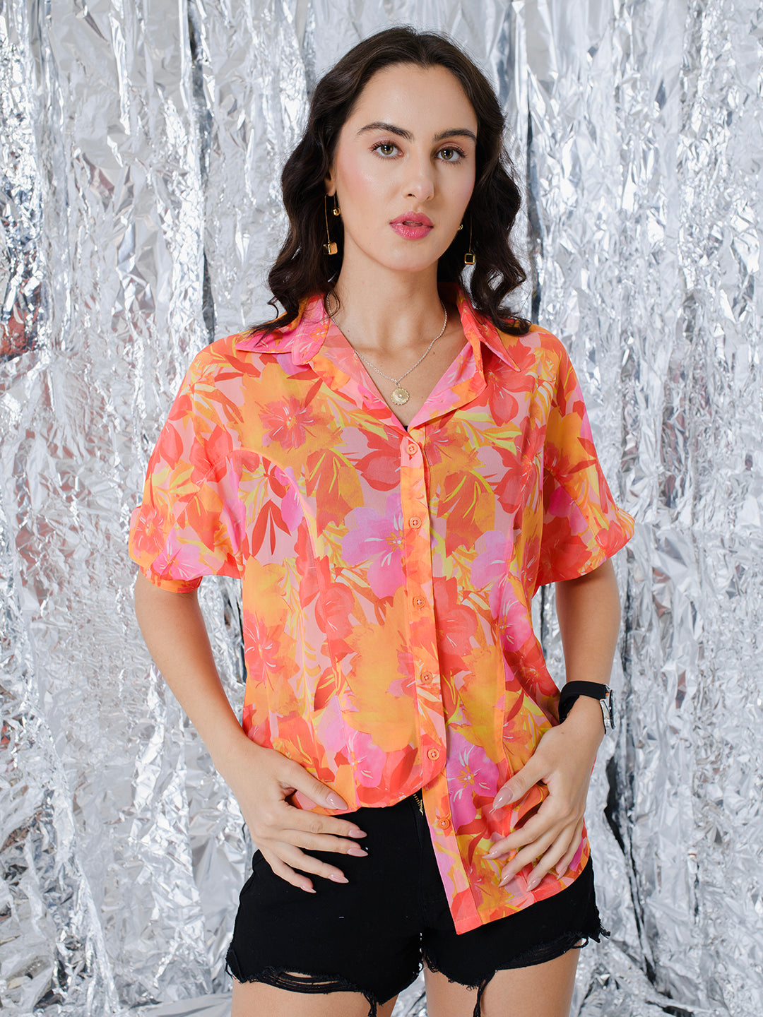 TANDUL  Women Regular Fit Printed Casual Shirt