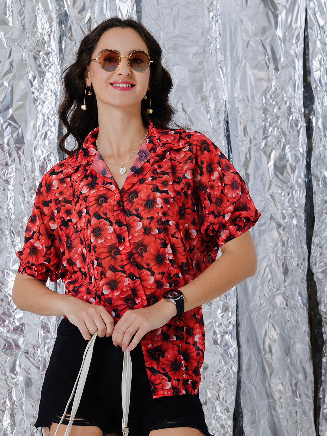 TANDUL  Women Regular Fit Printed Casual Shirt