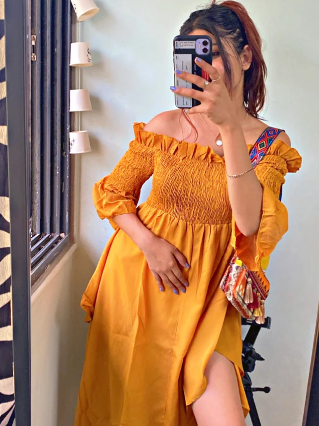 Women Maxi Yellow Dress