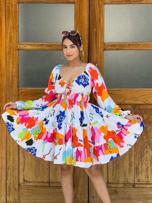TANDUL Women Multicolor Flaired Dress
