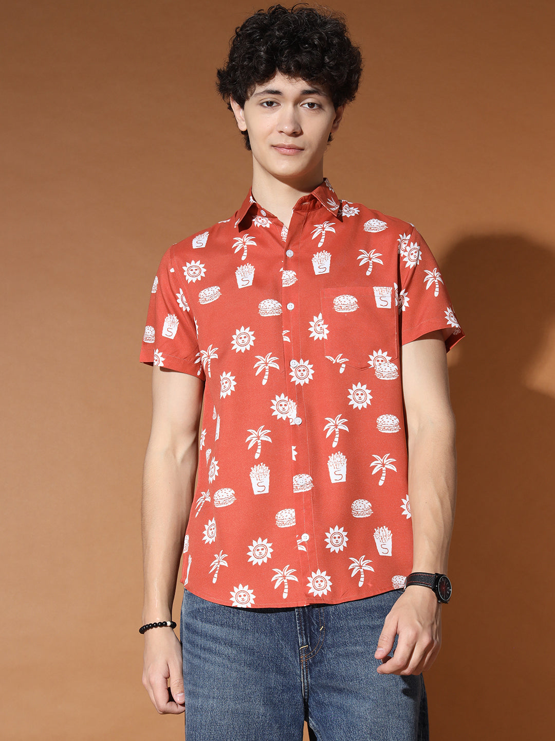 TANDUL  Men Regular Fit Printed Casual Shirt