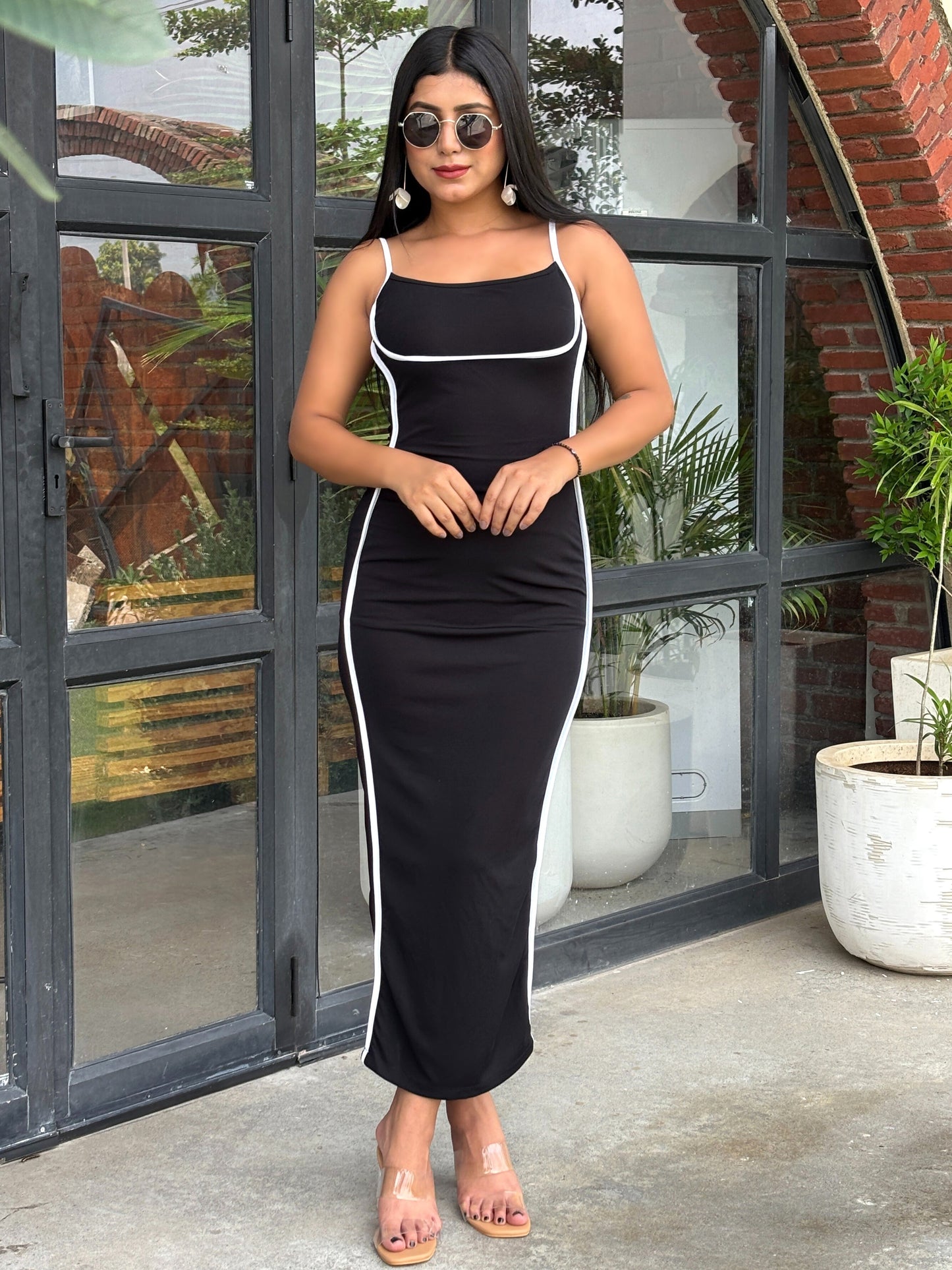 TANDUL Women Black Solid Bodycon Dress