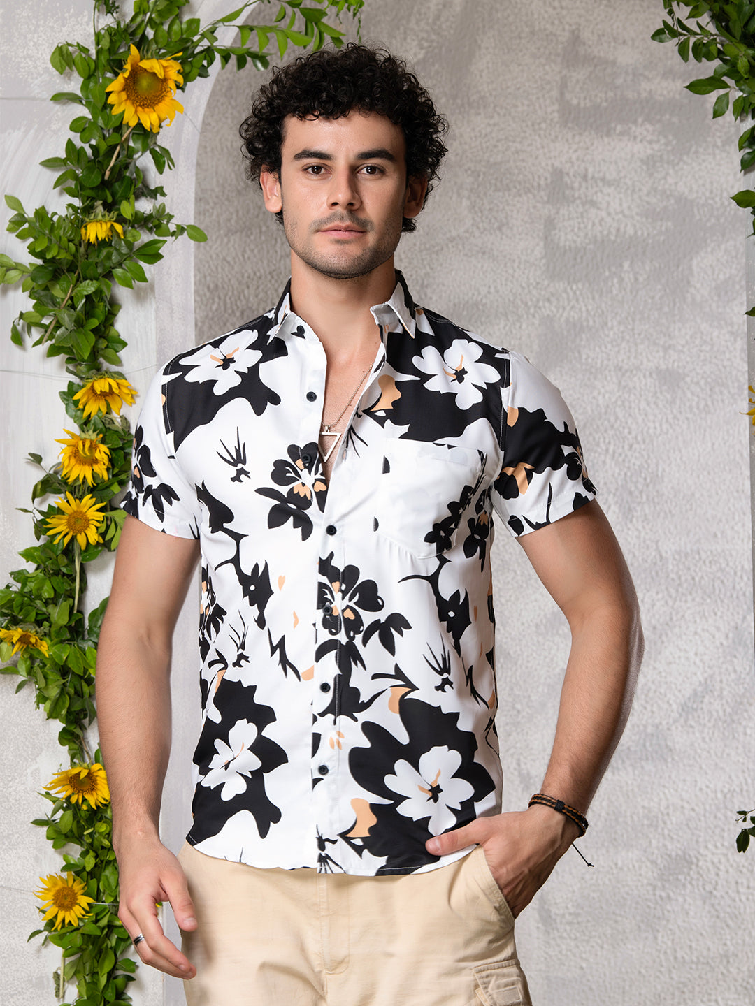 TANDUL Men Printed Casual Multicolor Shirt