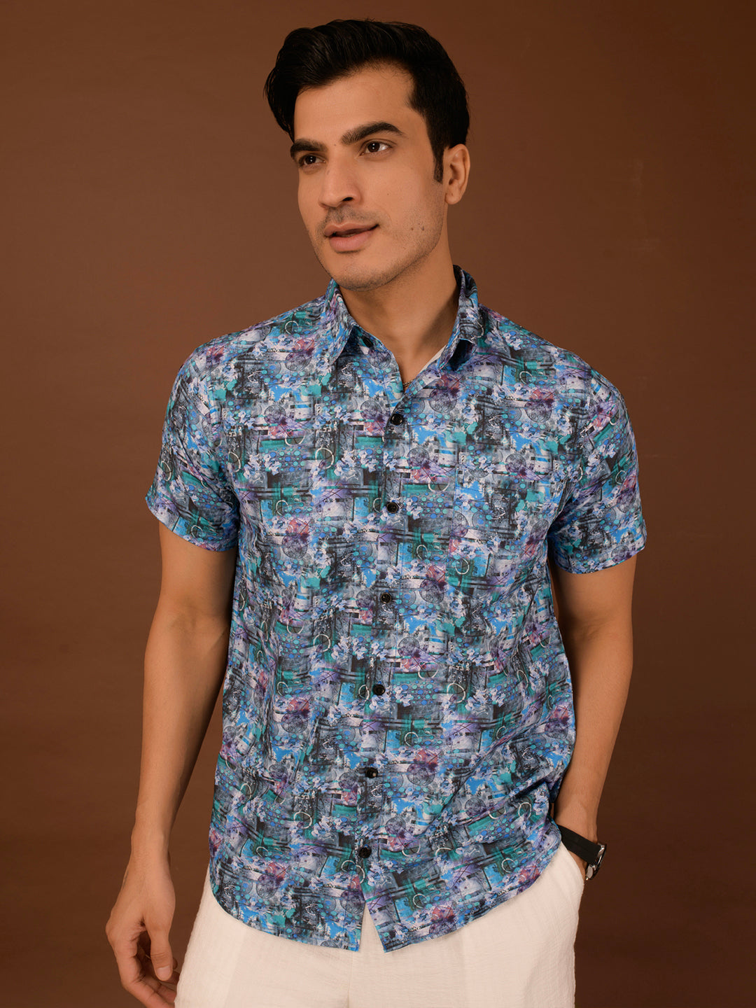 TANDUL  Men Regular Fit Printed Casual Shirt