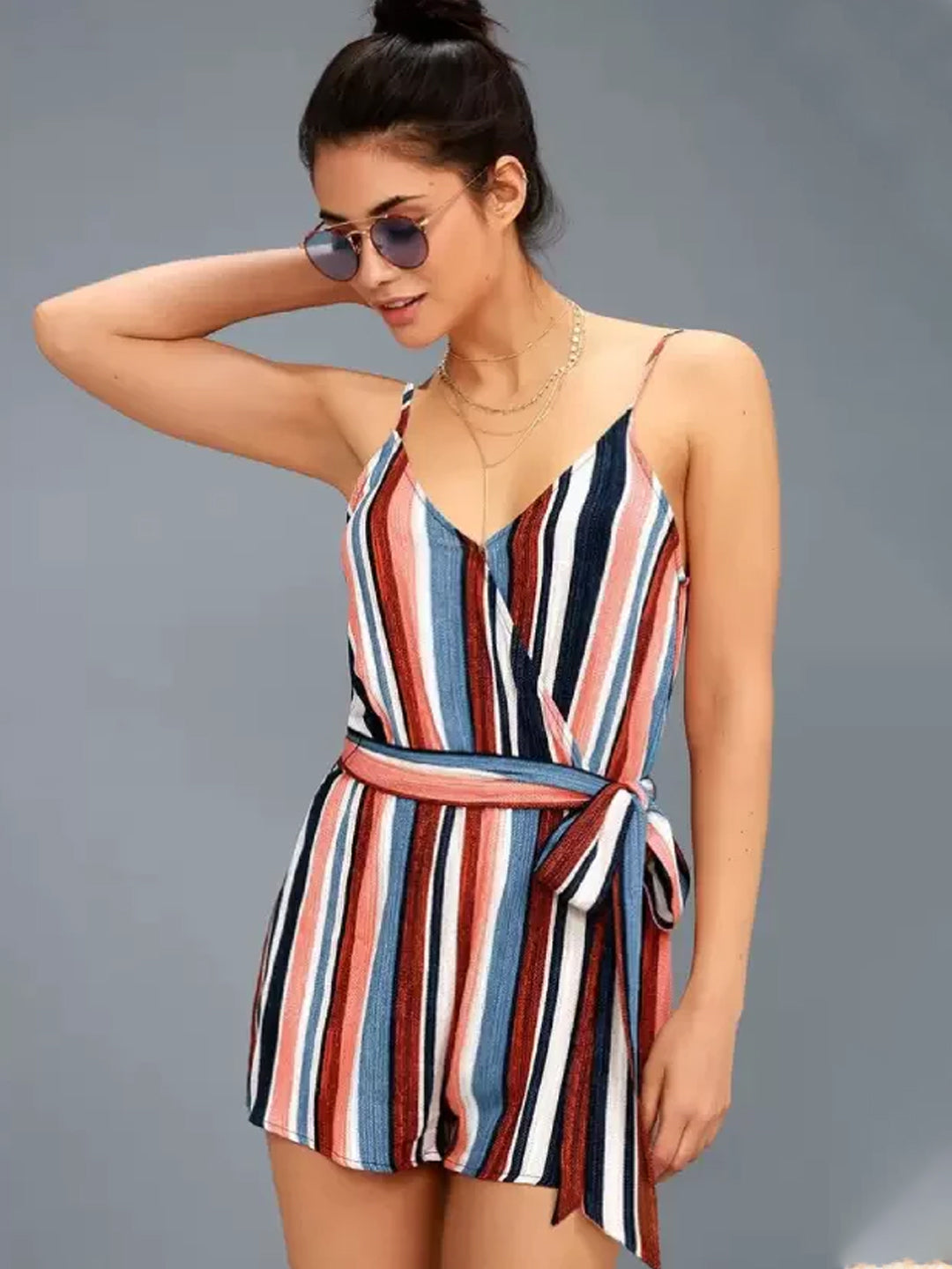 Striped Women Jumpsuit