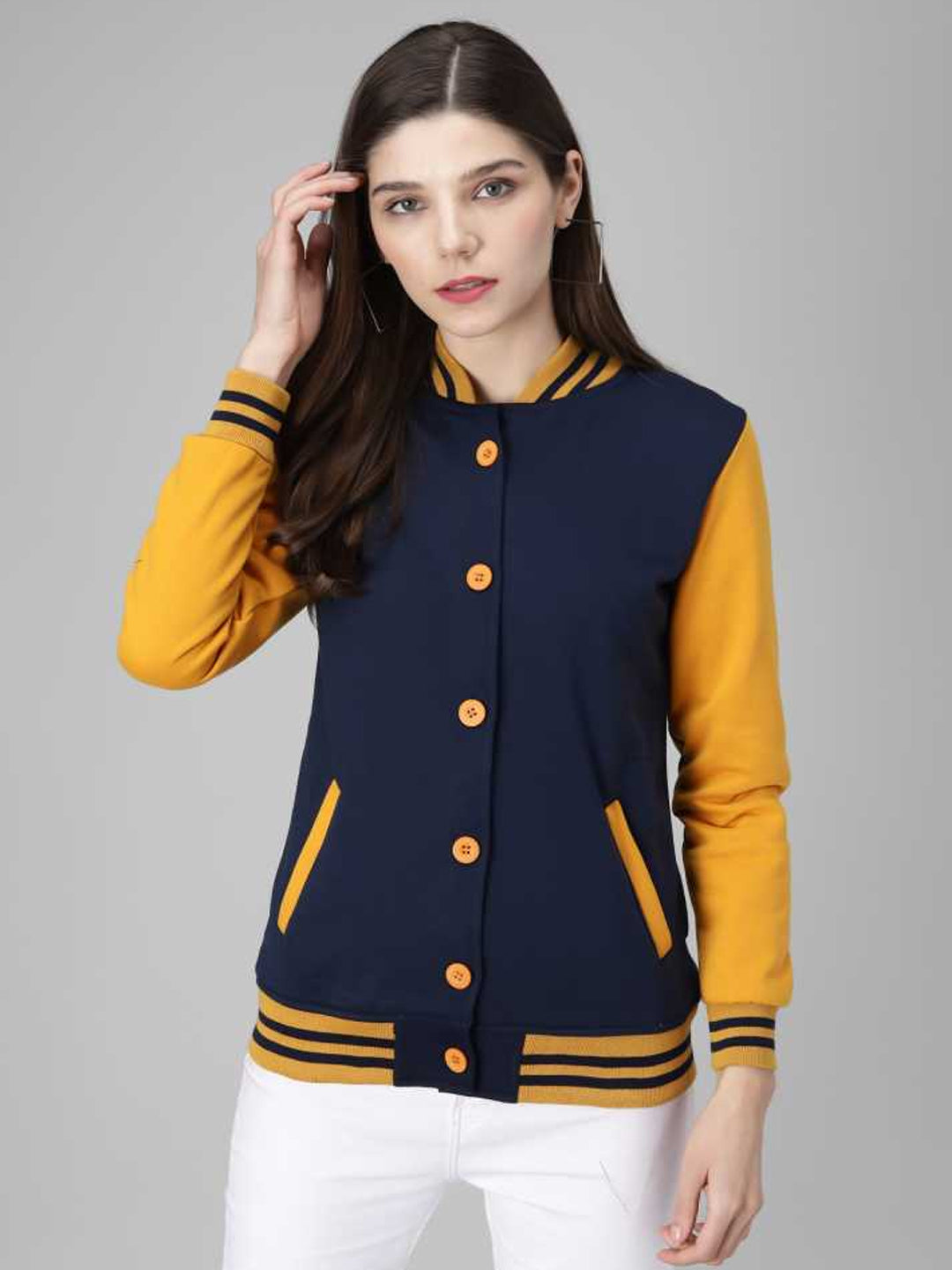 Full Sleeve Solid Women Jacket