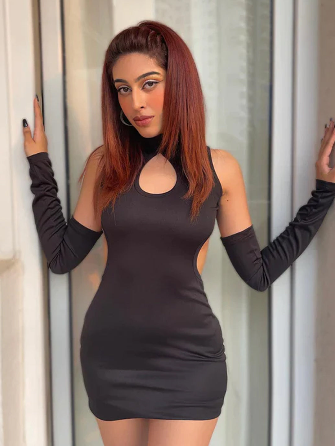 TANDUL Women Bodycon Black Dress