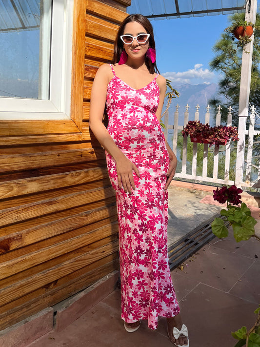 TANDUL Women Pink Floral Dress