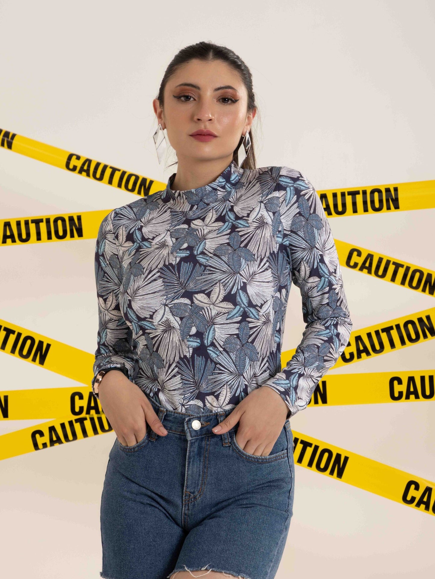 TANDUL  Casual Regular Sleeves Printed Women Multicolor Top