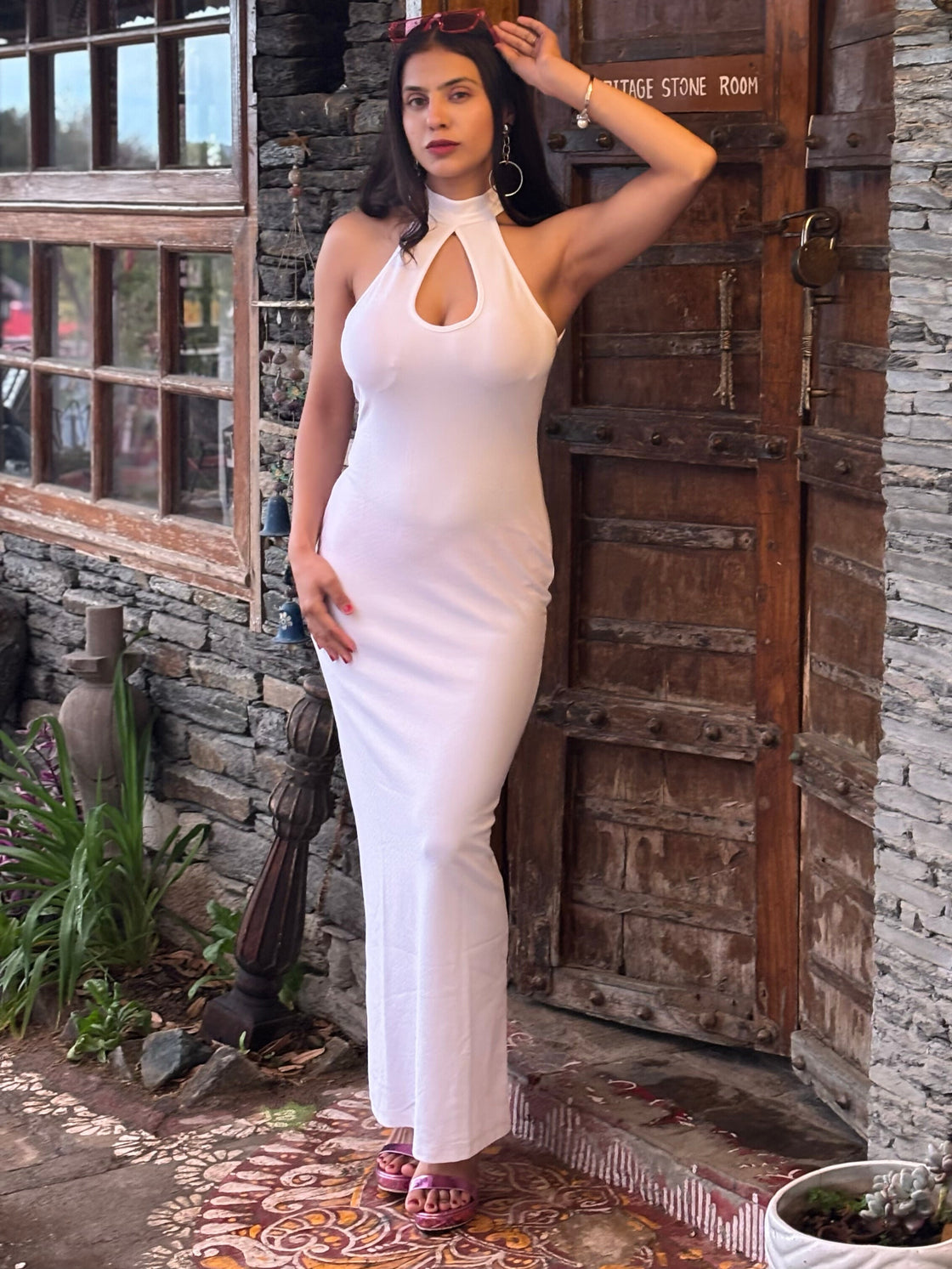 Women Bodycon White Dress