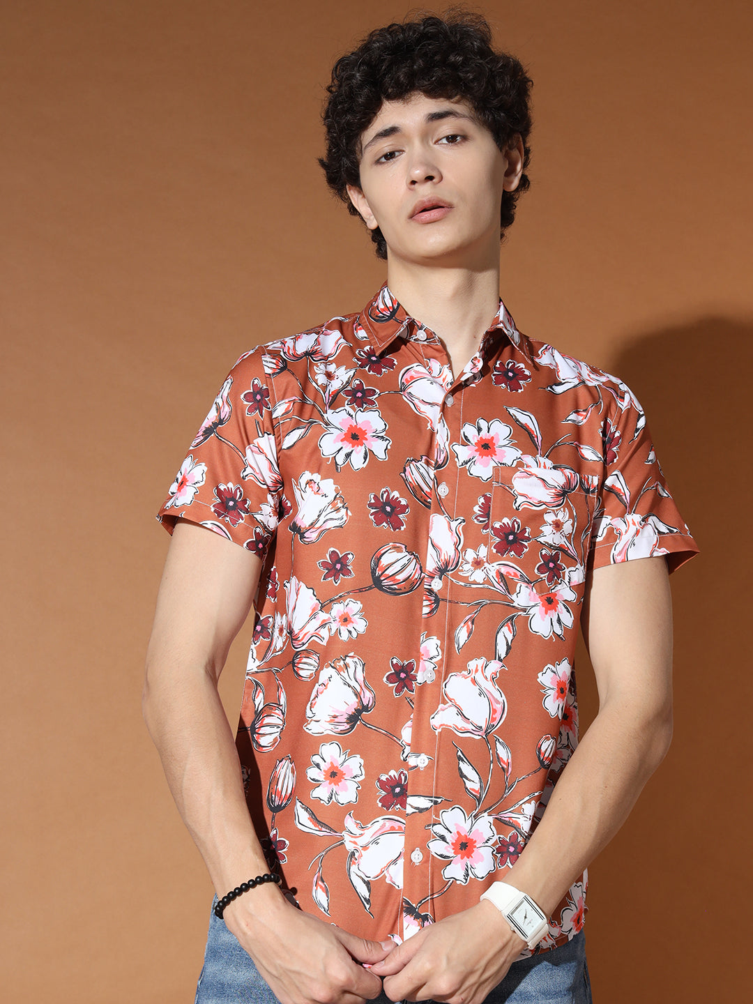 TANDUL  Men Regular Fit Printed Casual Shirt