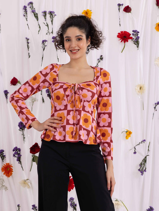 TANDUL Women Floral Printed Top