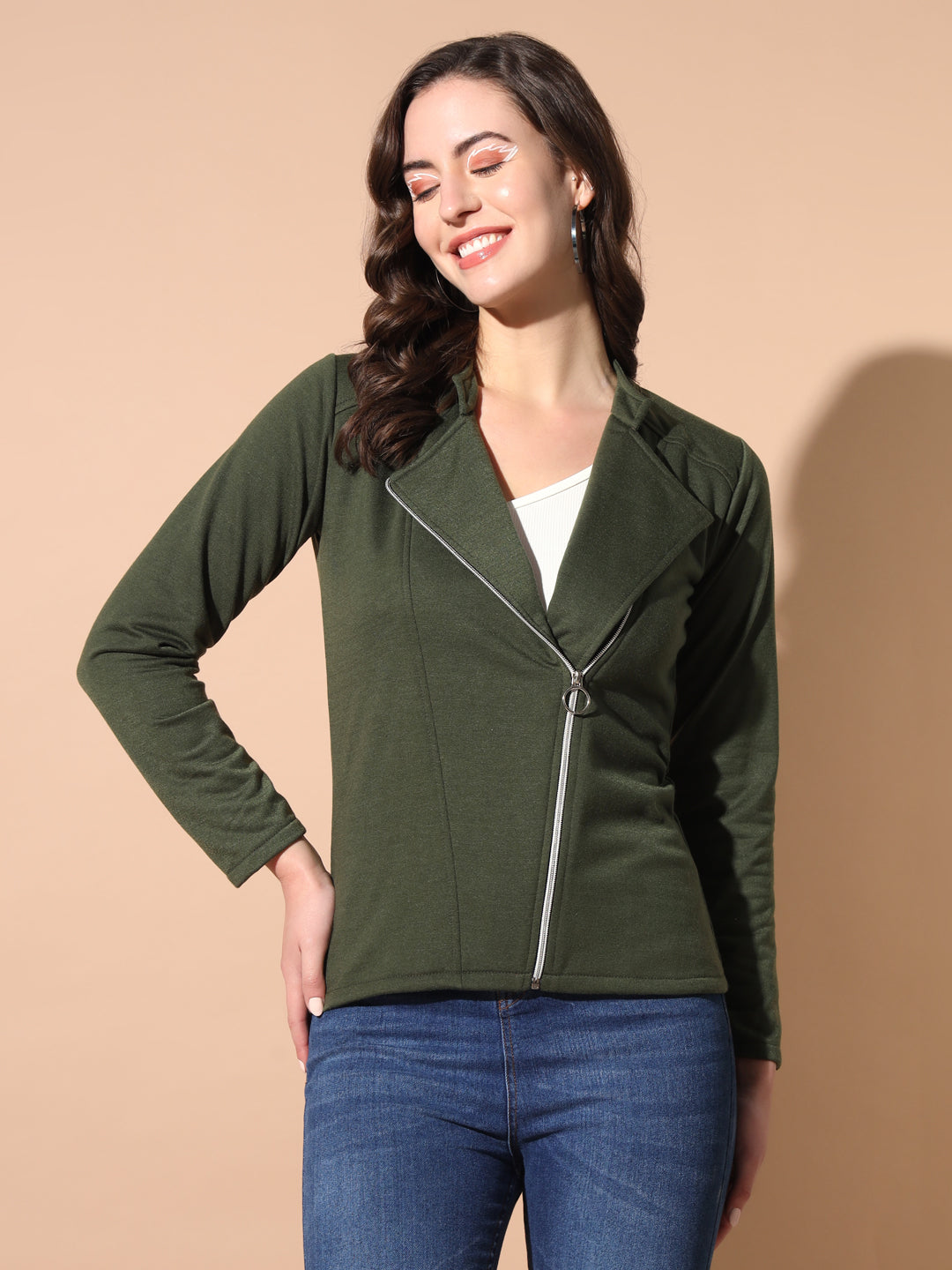 TANDUL Women Solid Casual Jacket