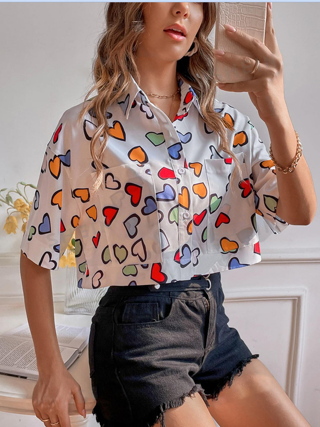 TANDUL  Women Regular Fit Printed Casual Shirt