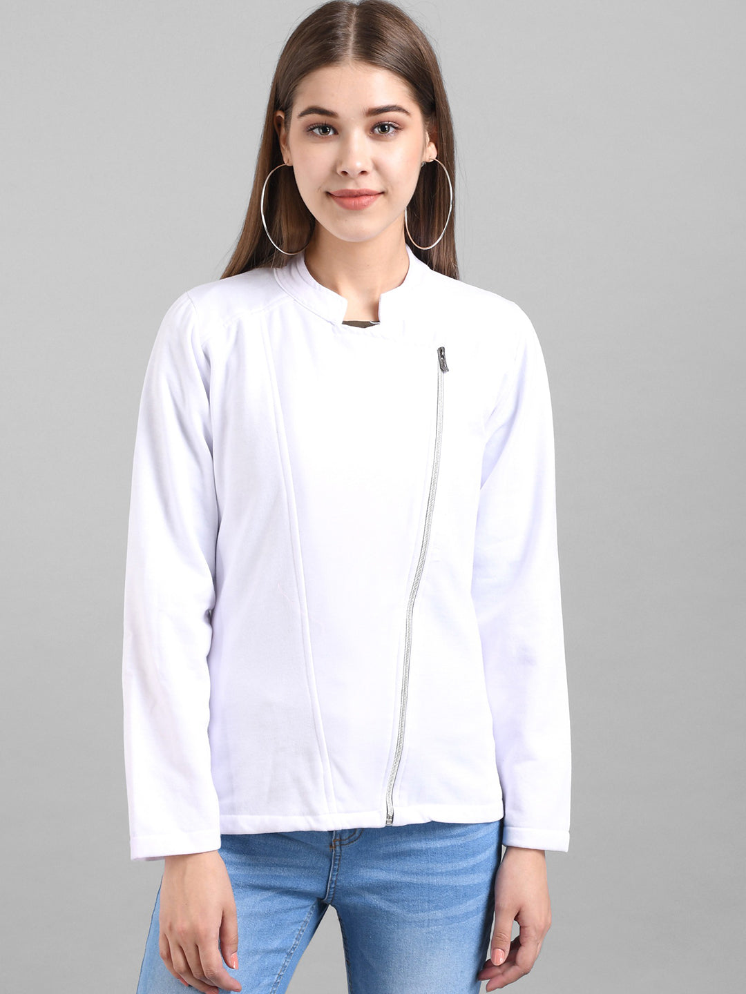 Women Solid Casual Jacket