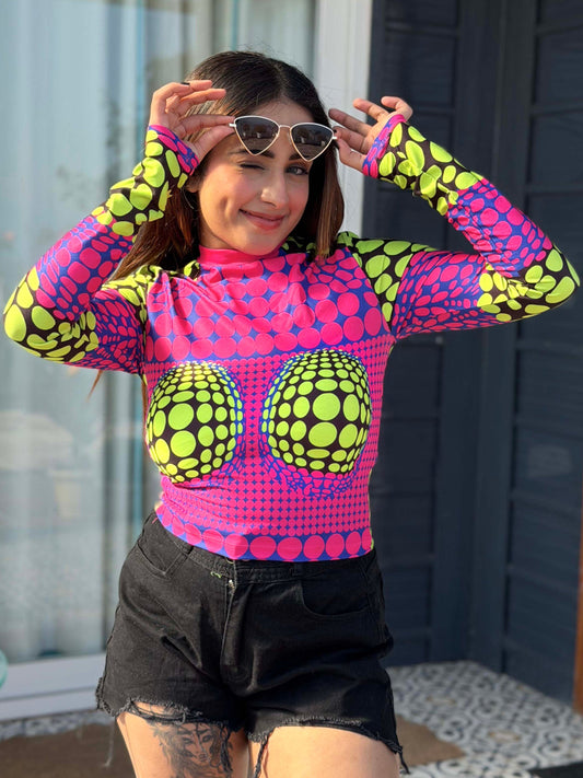 TANDUL Women Vibrant Multicolor Top