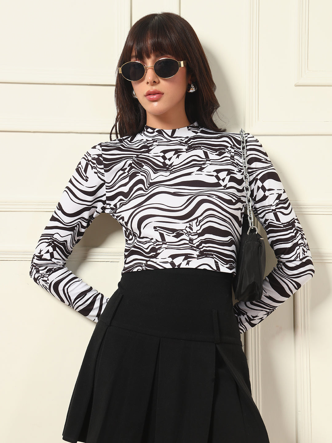 TANDUL Casual Regular Sleeves Printed Women Multicolor Top