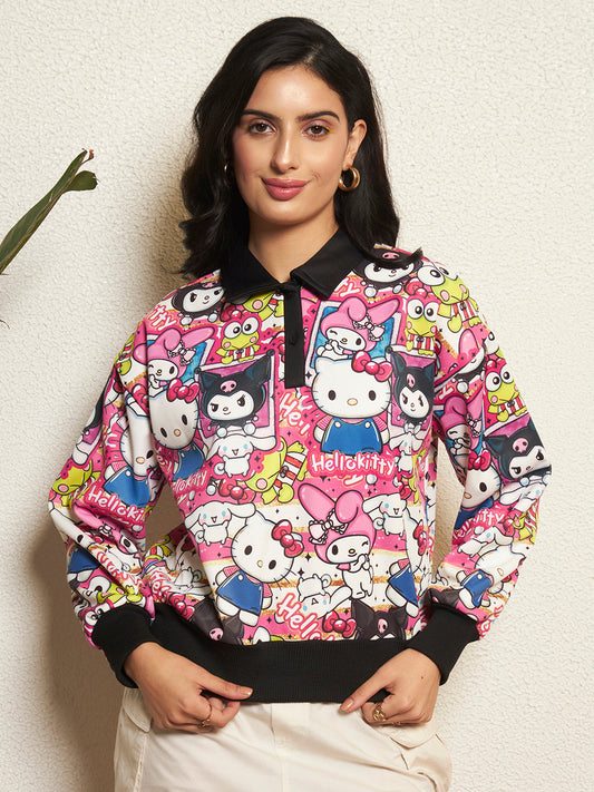TANDUL Women Charming Printed Sweatshirt