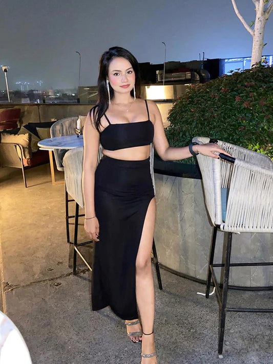 TANDUL Women Bodycon Black Dress