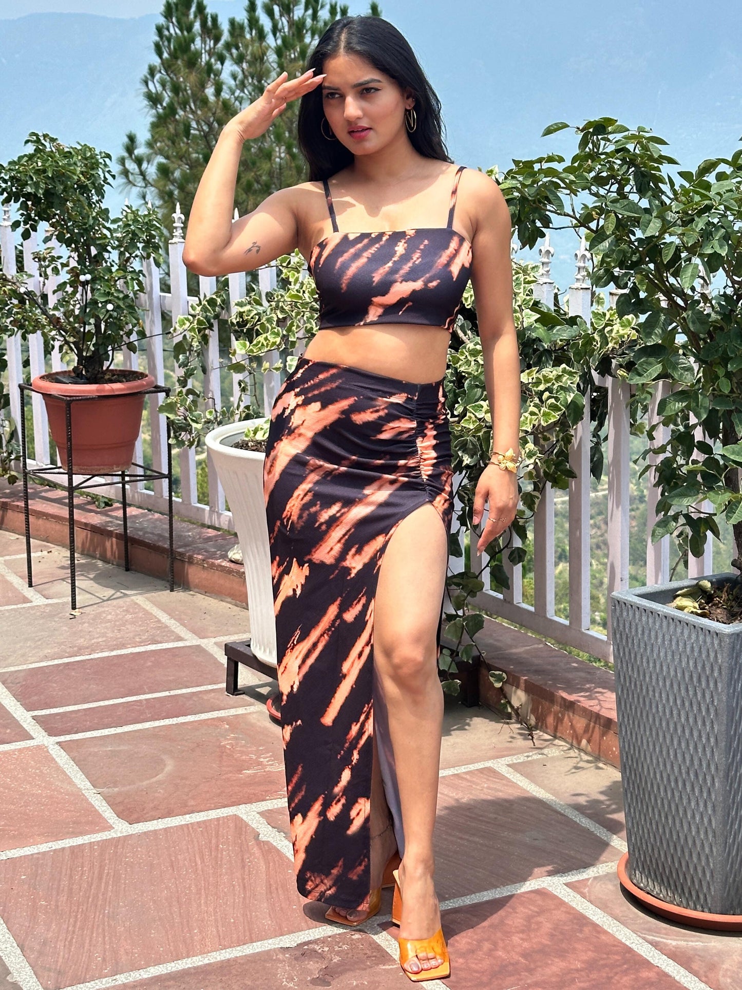 TANDUL Women Vibrant Tie-Dye Co-ord Set