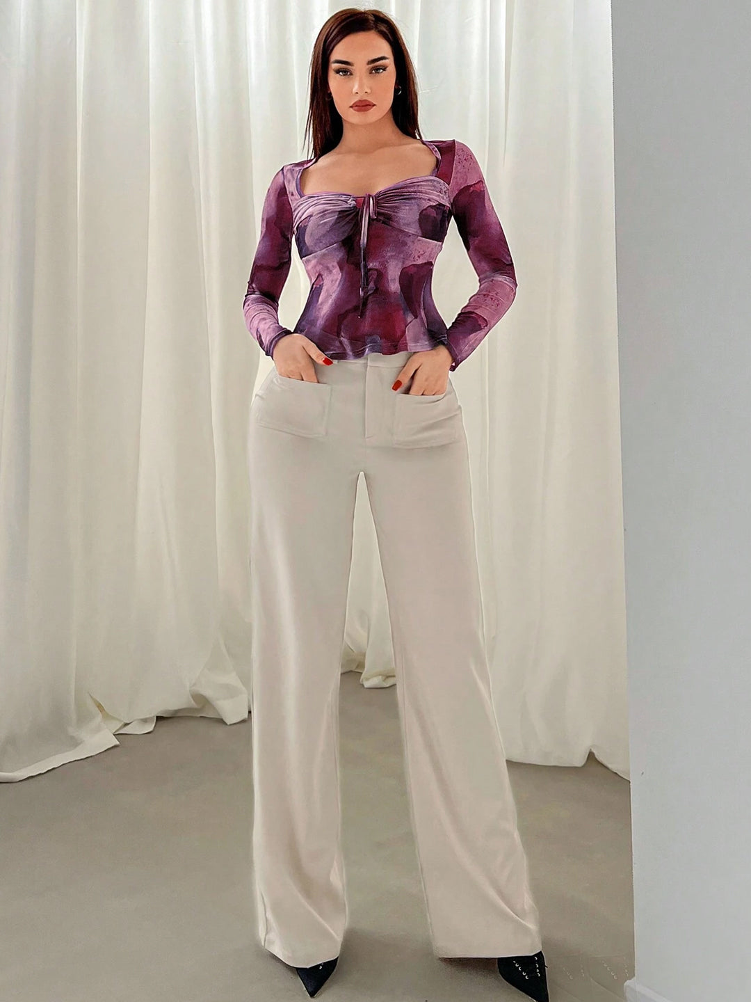 TANDUL  Casual Regular Sleeves Printed Women Multicolor Top