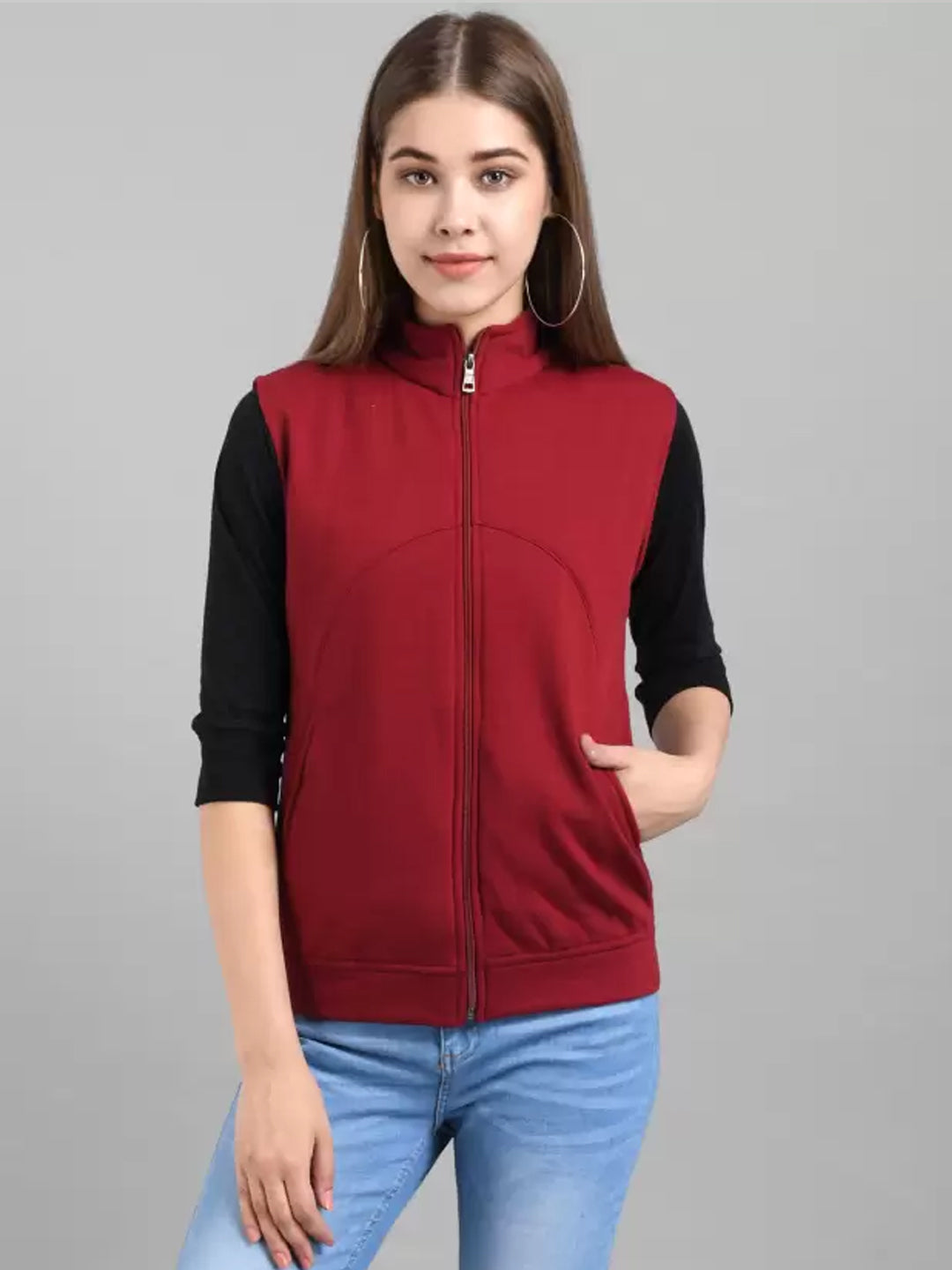 TANDUL  Sleeveless Solid Women Jacket