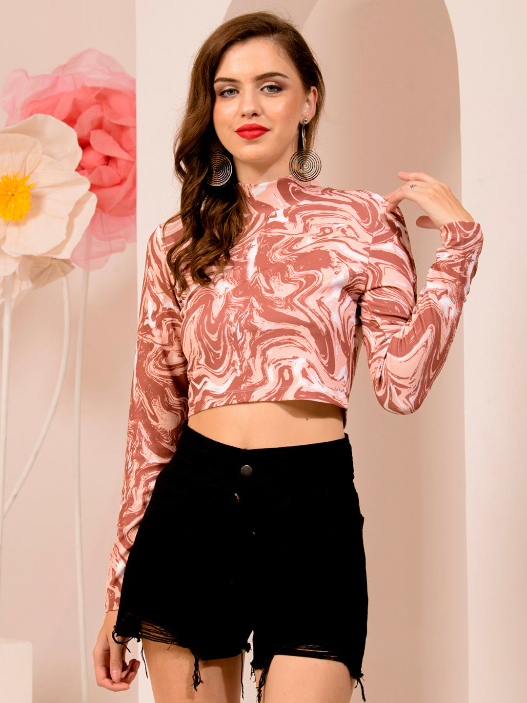 TANDUL  Casual Regular Sleeves Printed Women Multicolor Top
