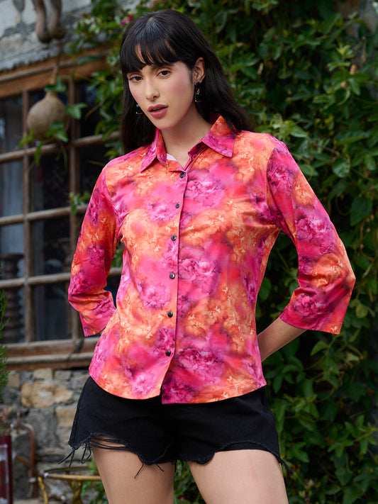 TANDUL Women Multicolor Printed Shirt
