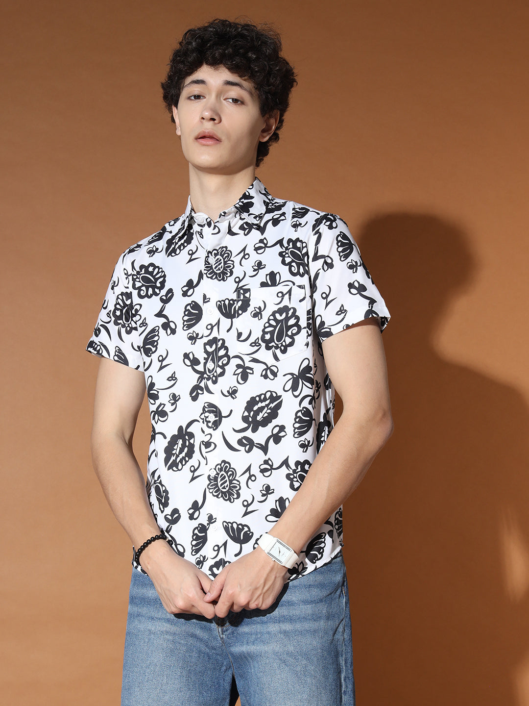 TANDUL  Men Regular Fit Printed Casual Shirt