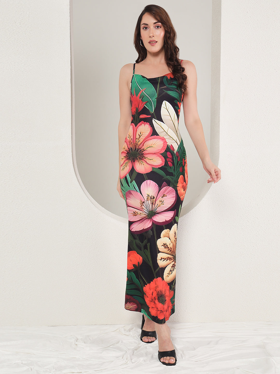 TANDUL  Women Bodycon Black Dress