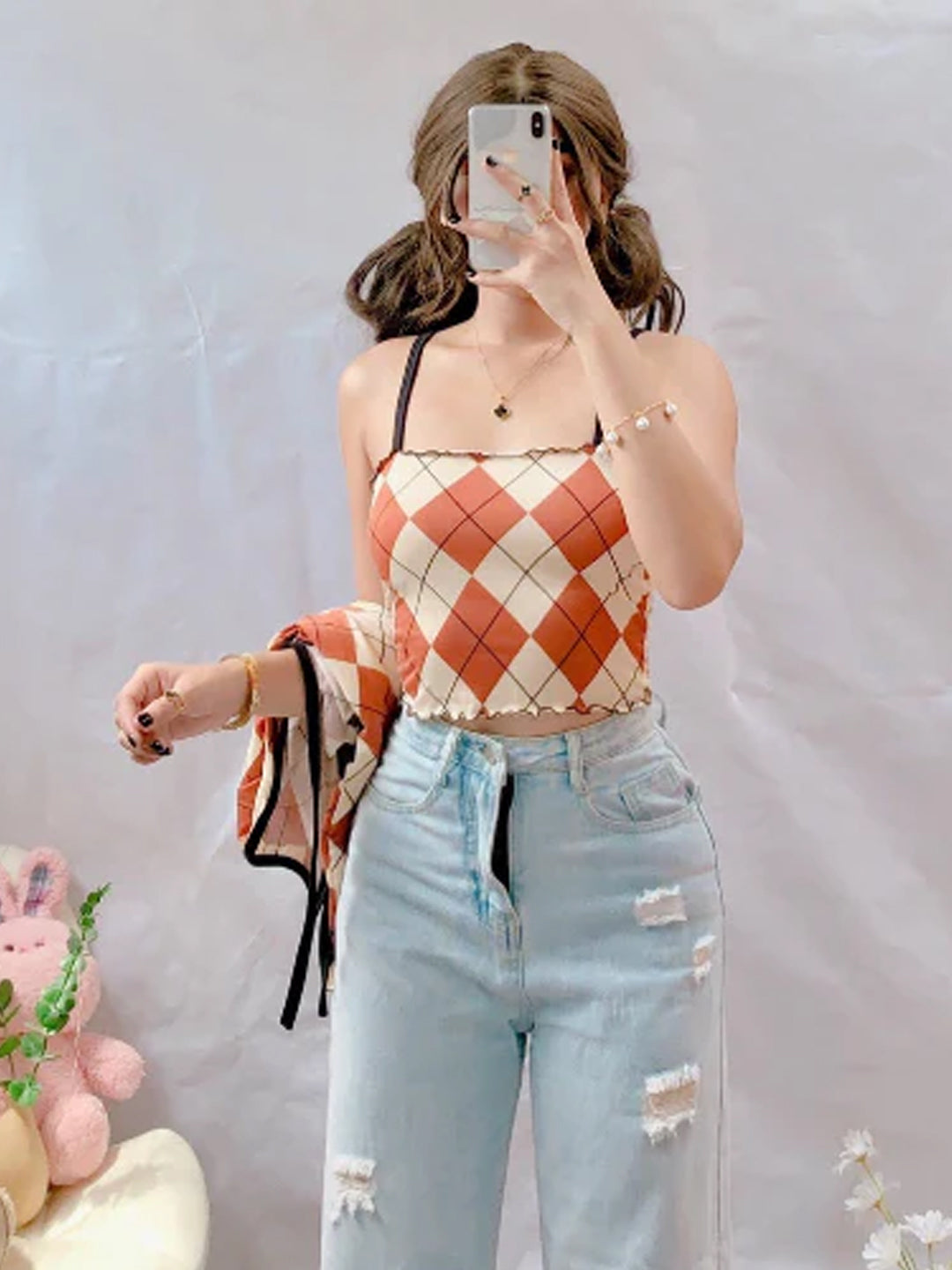 TANDUL Casual Printed Women Multicolor Top