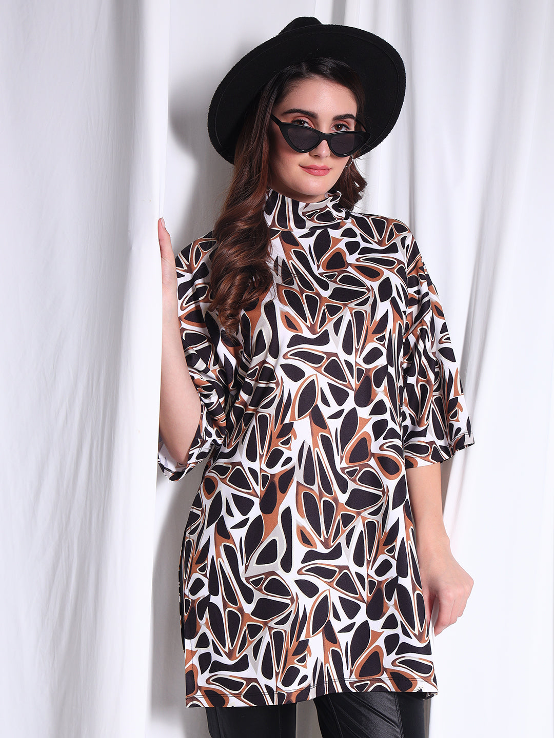 TANDUL  Casual Regular Sleeves Printed Women Multicolor Top