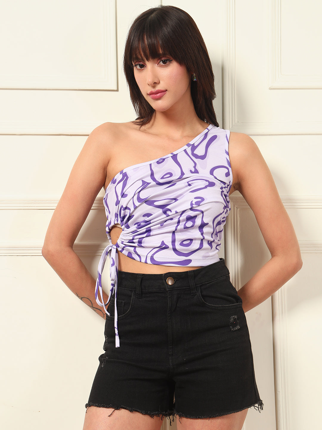 TANDUL  Casual Sleeveless Printed Women Multicolor Top