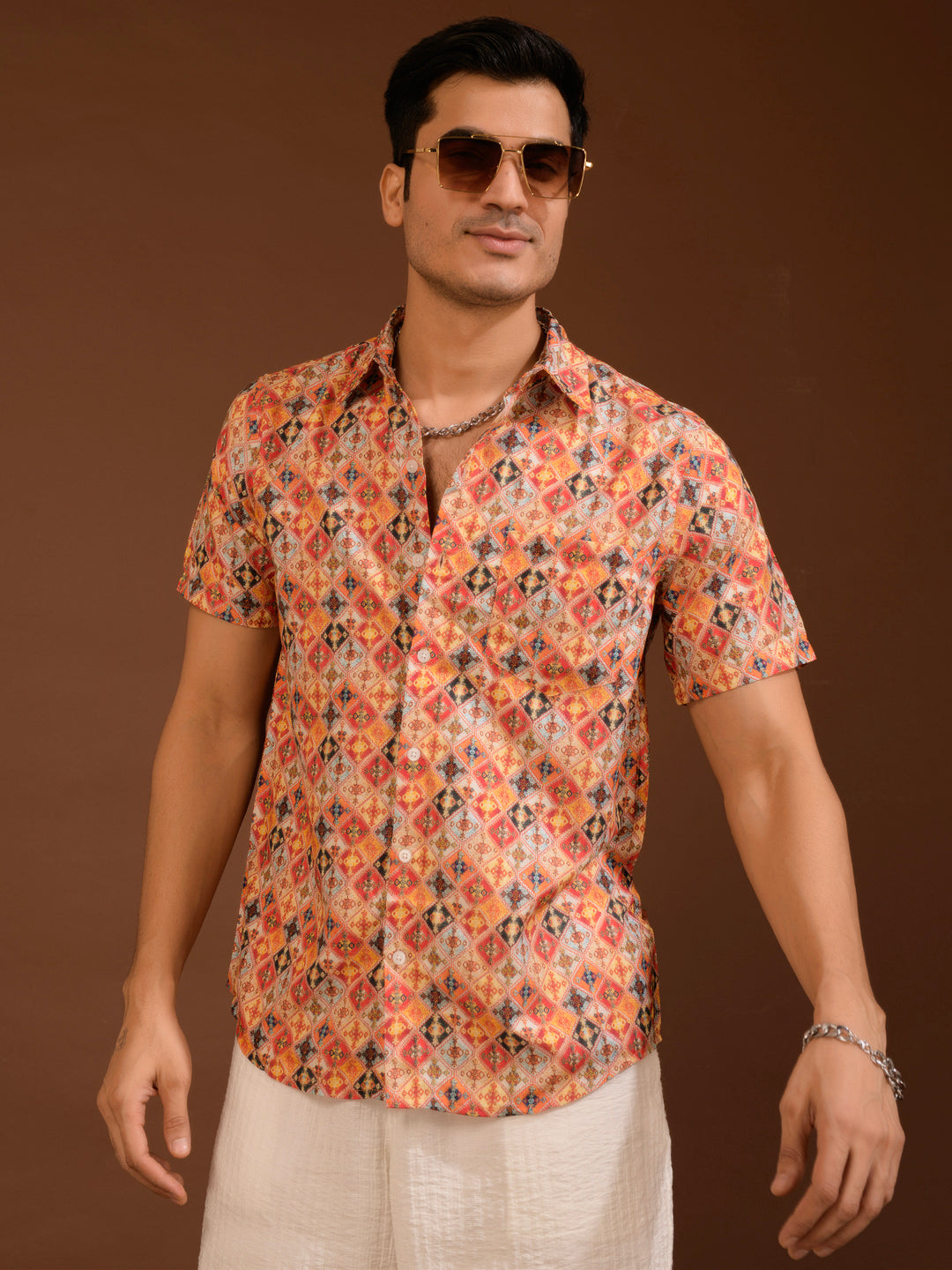 TANDUL  Men Regular Fit Printed Casual Shirt