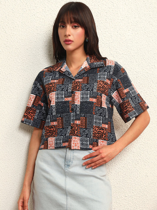 TANDUL Women Multicolor Printed Shirt