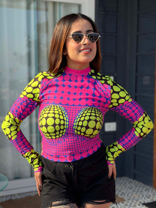 TANDUL Women Vibrant Multicolor Top