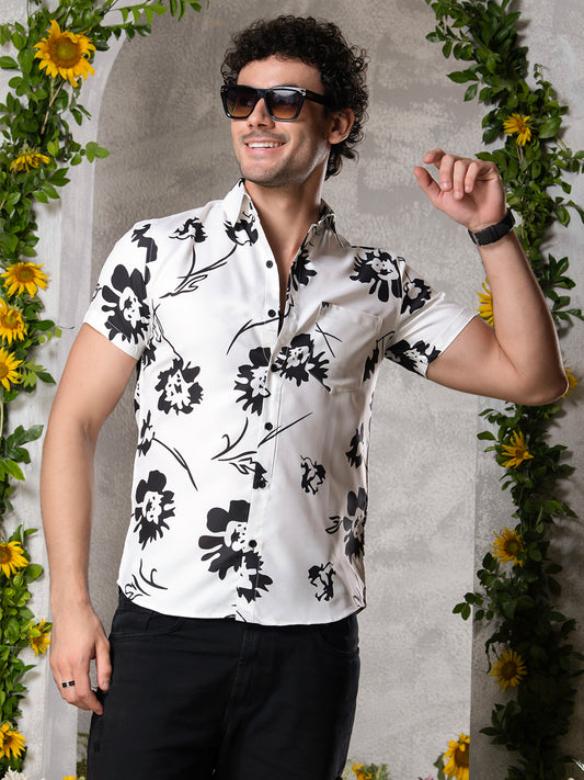 TANDUL Men Printed Casual Multicolor Shirt