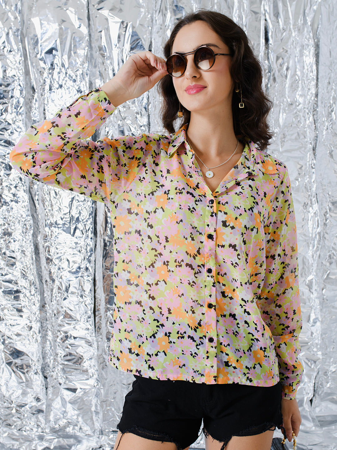 TANDUL  Women Regular Fit Printed Casual Shirt