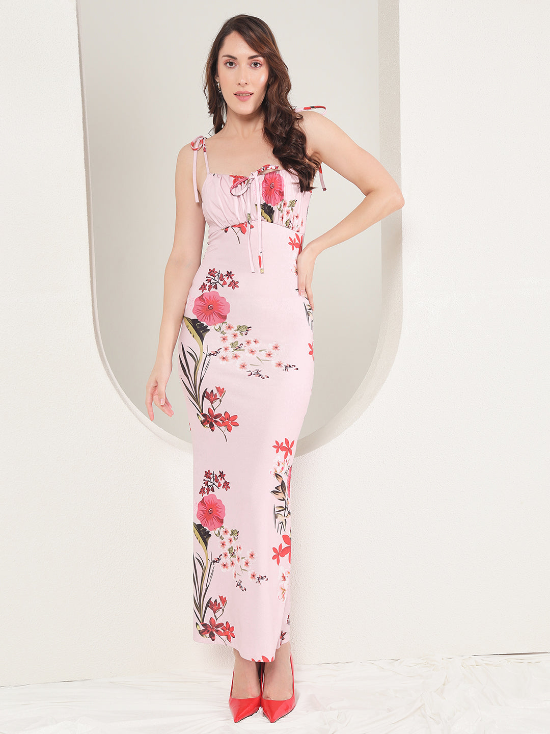 TANDUL  Women Bodycon Pink Dress