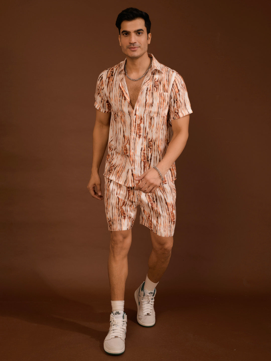 TANDUL Shirt Regular Shorts Co-ords Set