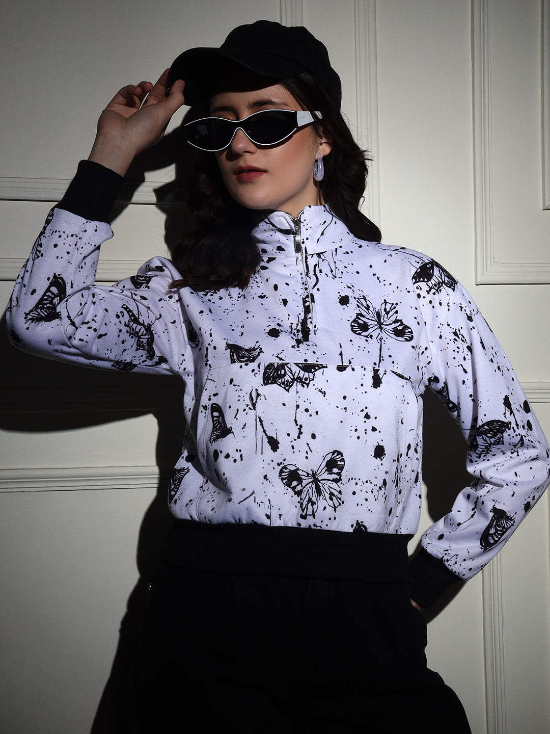 TANDUL  Women Full Sleeve Printed Sweatshirt