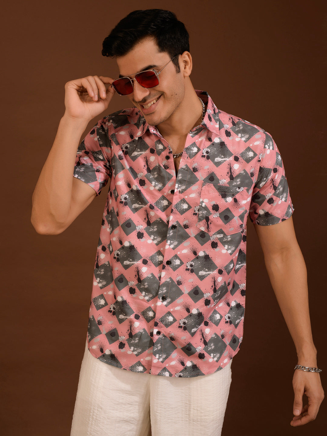 TANDUL  Men Regular Fit Printed Casual Shirt