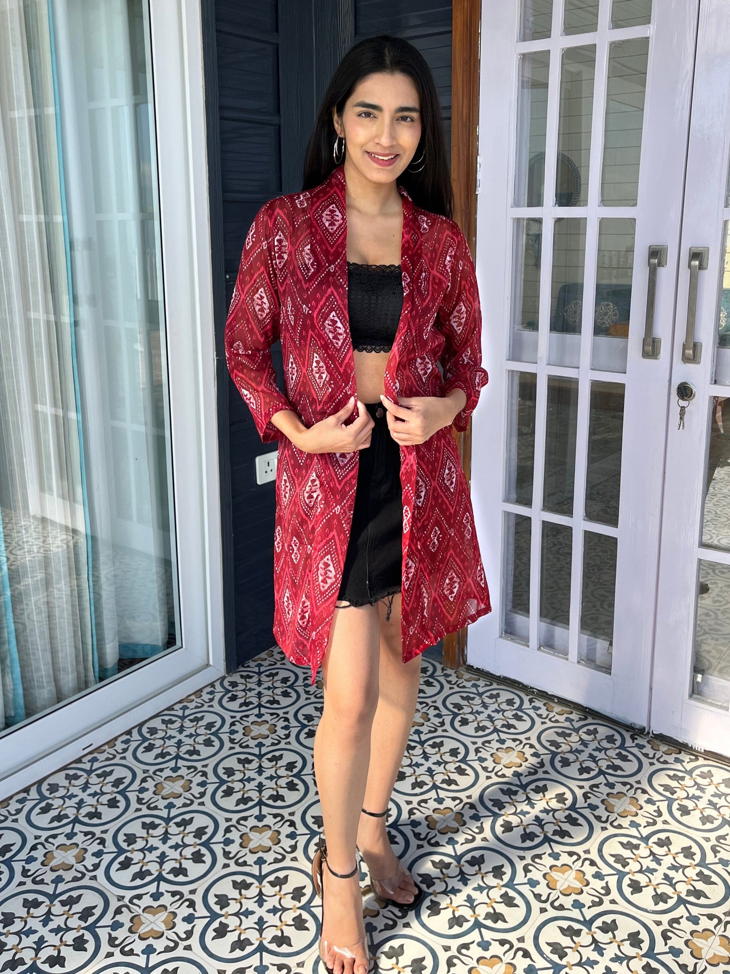 TANDUL Women Stunning Georgette Shrug