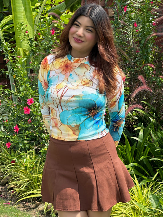 TANDUL Women Multicolor Floral Top